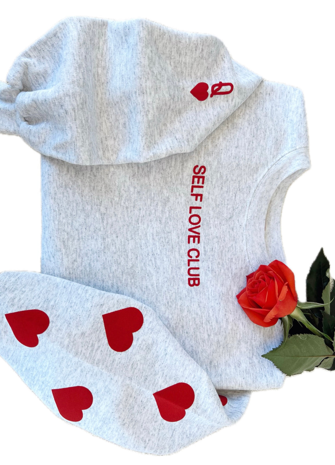 SELF LOVE CLUB Puff Semi-Crop Crewneck